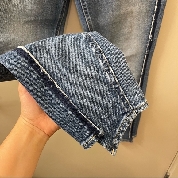 7 For All Mankind Luxe Vintage The Ankle Skinny Jeans Angled Seams size 28 - Picture 3 of 11